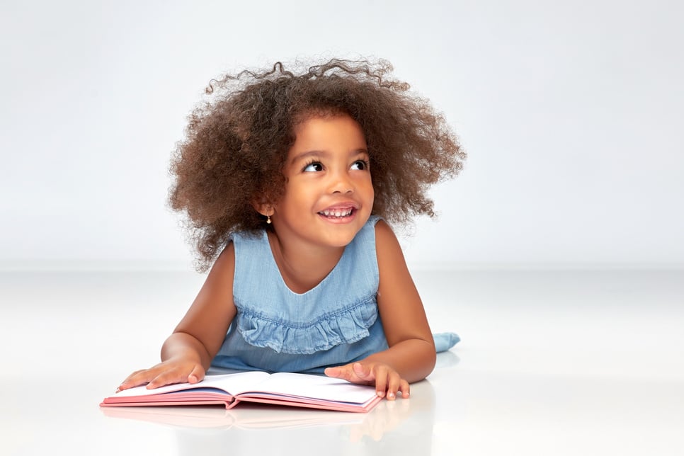 Girl Reading a Book  