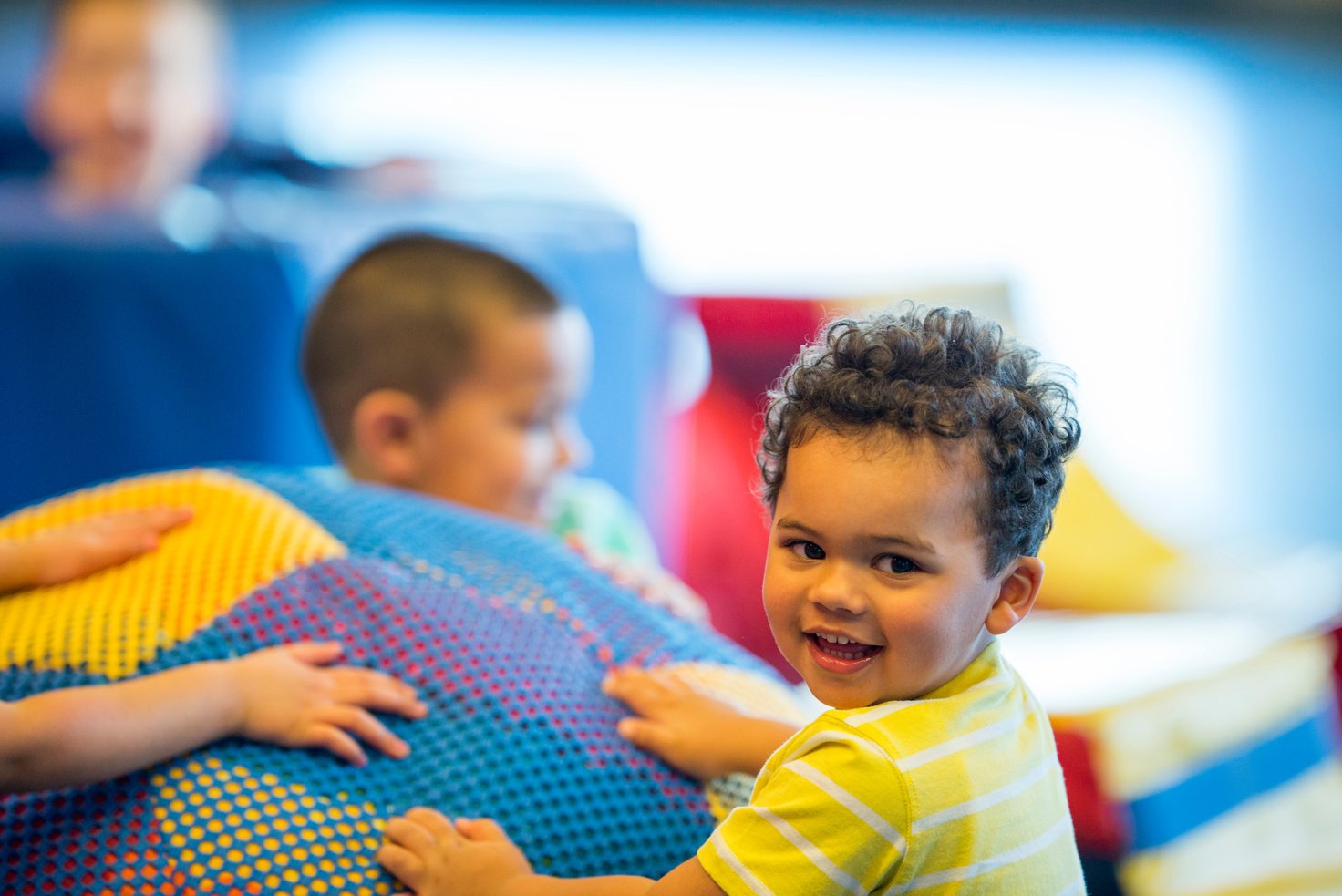 Toddlers Playing